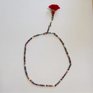 Roxanne Assoulin Beaded Necklace with Tassel